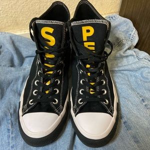 Converse Chuck  Taylors colorful SEEK PEACE